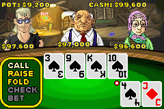 World Championship Poker screenshot 3 for GameBoy Advance